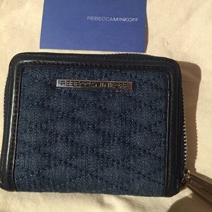 Rebecca minkoff denim wallet
