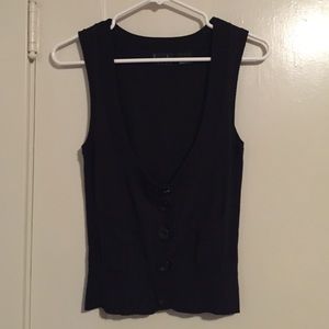 Black Sweater Vest
