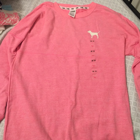 Pink sweat shirt