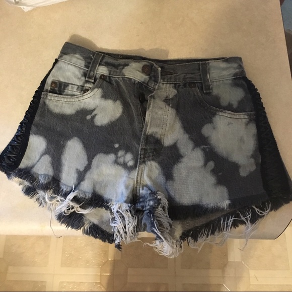 Denim shorts