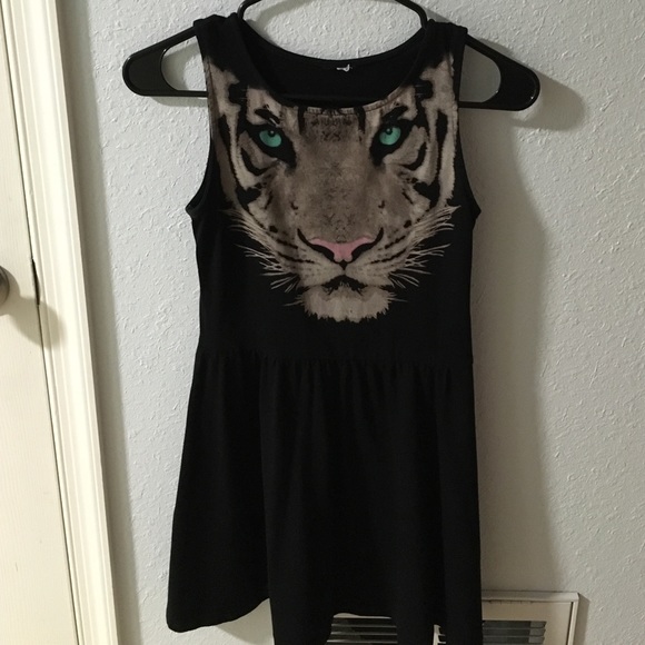 Small Tiger Face Forever21 Dress