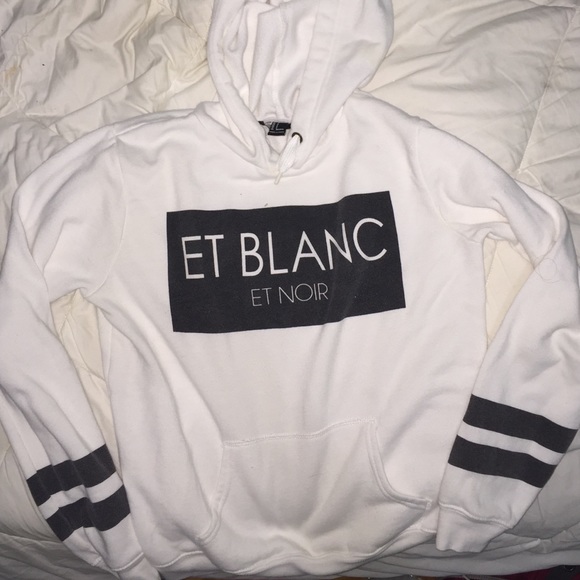 Sold 🚫 White French hoodie