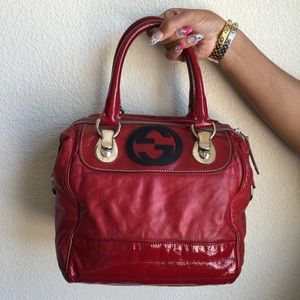 Authentic Red Gucci Handbag