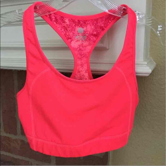 Old Navy Medium Hot Pink Workout Sports Bra - Picture 1 of 4