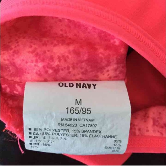 Old Navy Medium Hot Pink Workout Sports Bra - Picture 4 of 4