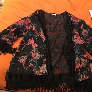 Beach kimono or beach cover up
