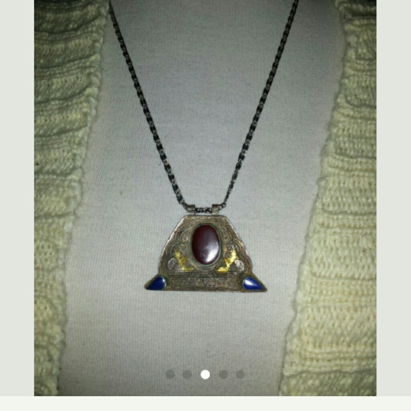 Authentic Tibetan style necklace bohemian charm - Picture 3 of 4