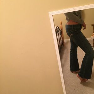 flare leg jeans