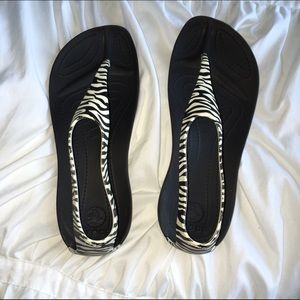 Crocs Zebra Sandals