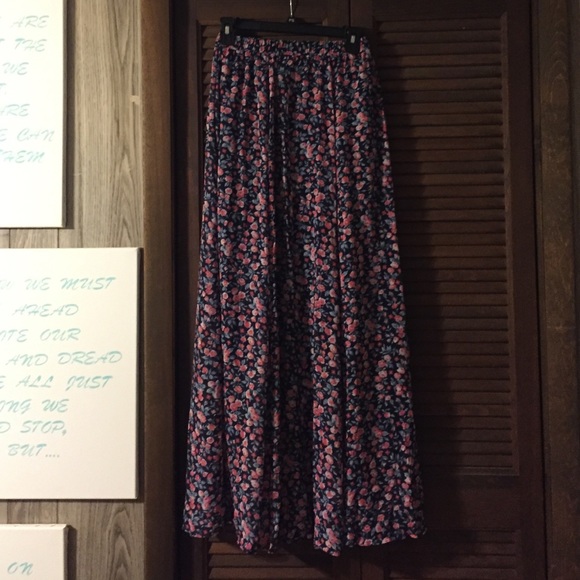 Abercrombie and Fitch sheer maxi skirt
