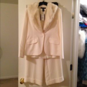 New York and company cream colored suit