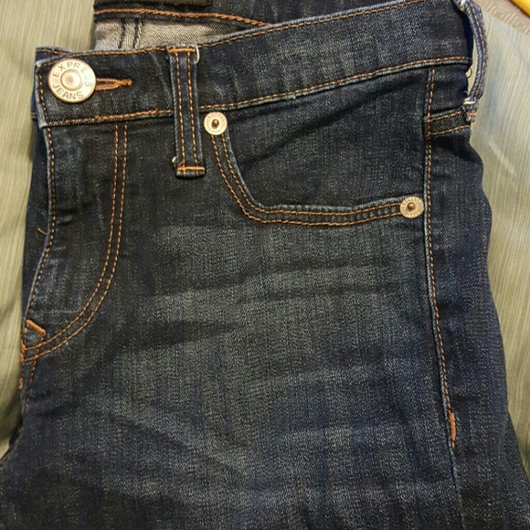 EXPRESS 2 pairs! Dark Wash Girlfriend Jeans