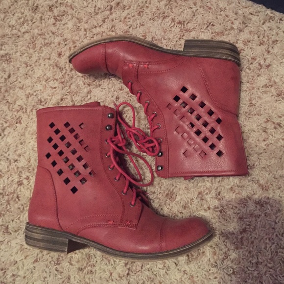 Forever 21 combat boots