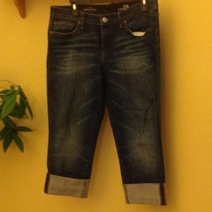 J.Crew broken in boyfriend Jean