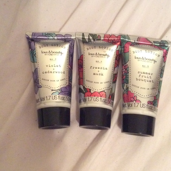 Three set lotion never used