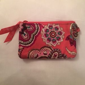 Vera Bradley ID keychain