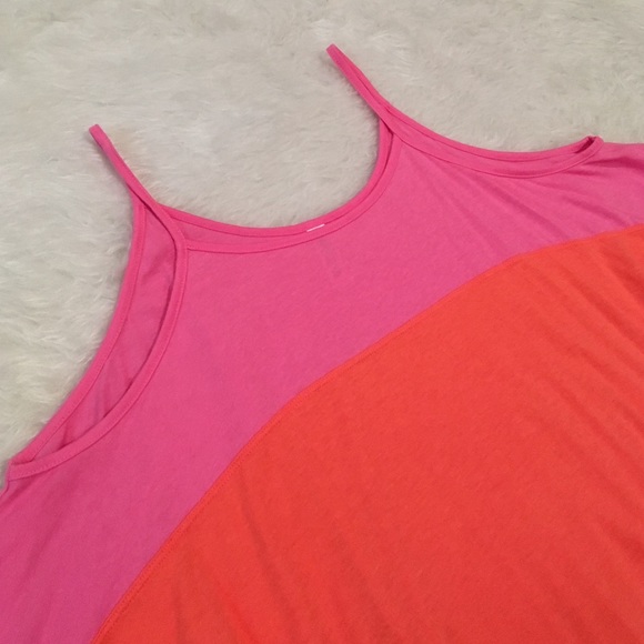 Cold-Shoulder Block Color Top - Picture 2 of 4