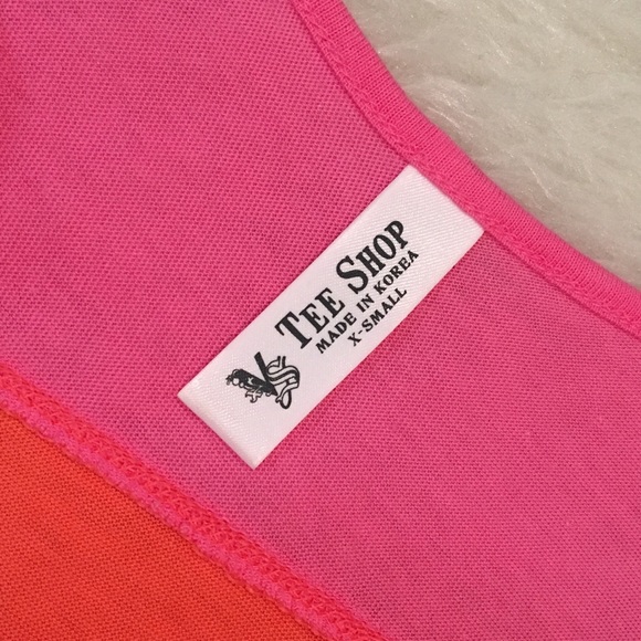 Cold-Shoulder Block Color Top - Picture 4 of 4