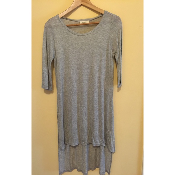 Gray Hi-Low Tunic Top - Picture 2 of 4