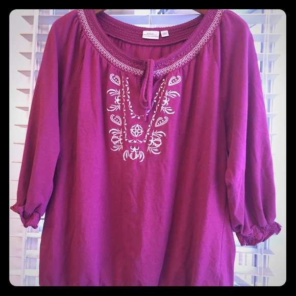 [SOLD] Magenta Blouse