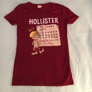 Red Hollister shirt