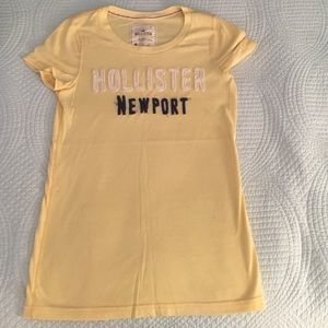 Yellow Hollister shirt