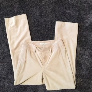 Luxurious suede cream Banana Republic pants