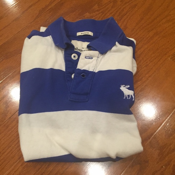 Abercrombie kids boys polo size large