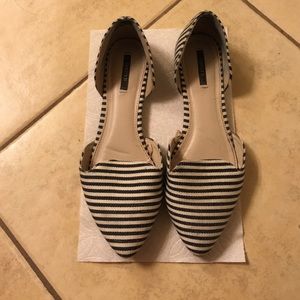 Cute striped flats