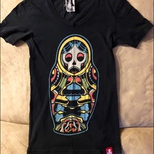 Johnny Cupcakes tshirt, size: women's small