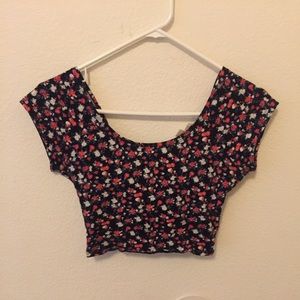 Floral crop top