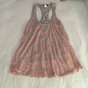 Flowy Lacey tang top