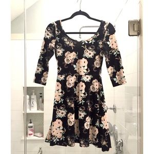 Floral Fit and Flare dress