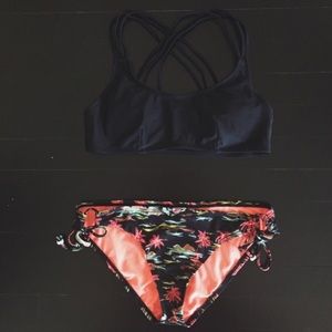 Xhilaration top + Hurley bottoms