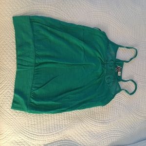 Cute Roxy blue green tang top