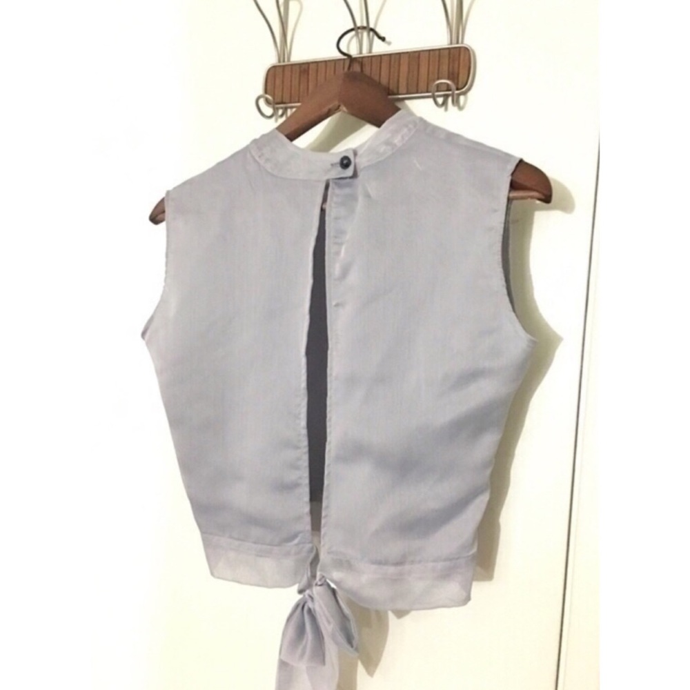 Brand new silk crop top