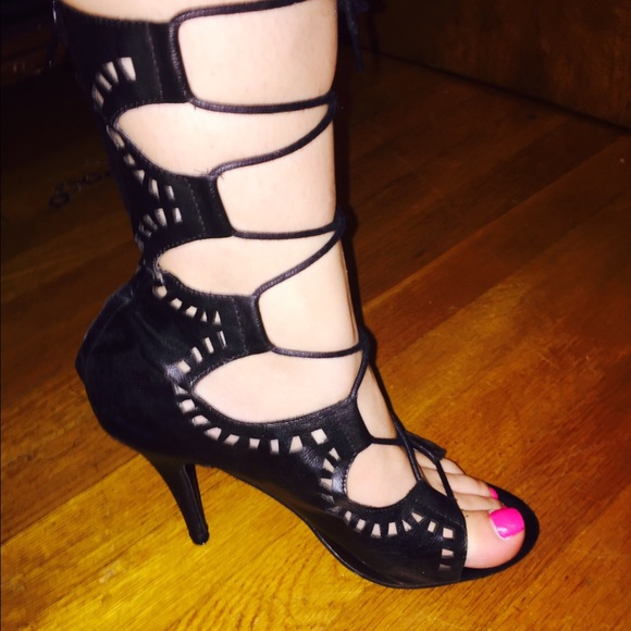 Paper Fox Lace up Heels
