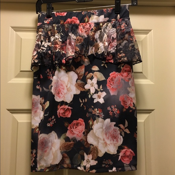 Floral skirt