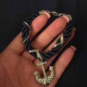 Blue Anchor Bracelet