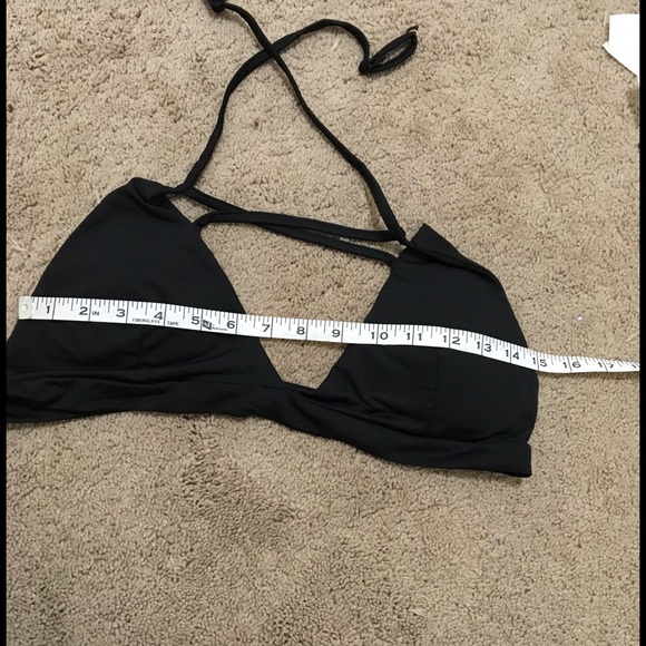 Black Spaghetti Strap Padded Bikini - Picture 5 of 5