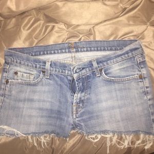 7 for all mankind shorts