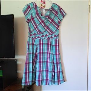 Plaid Eshakti dress
