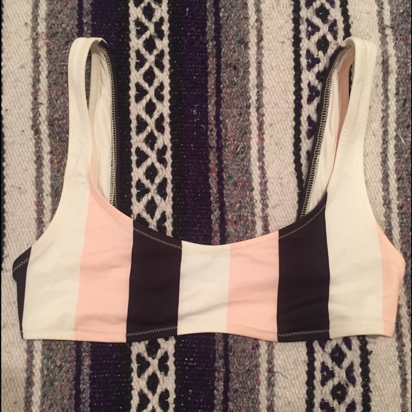 Solid & Striped Bikini Top