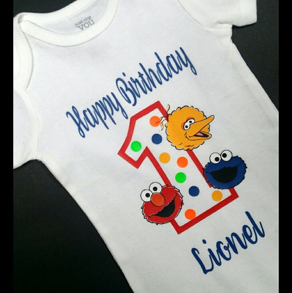 Custom birthday onsie