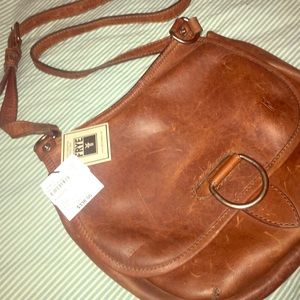 FRYE Purse (Brand New Cognac Cross Body)