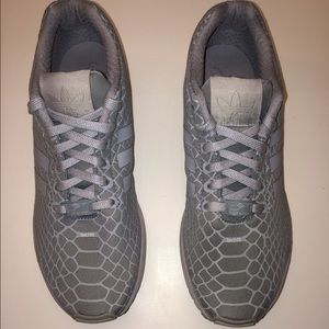 Gray Adidas ZX Flux