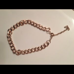 Rose Gold Chunky Chain Necklace/ Choker