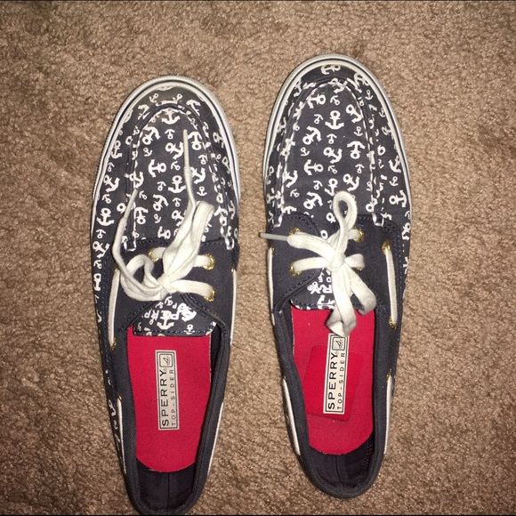 Sperry top siders with anchors