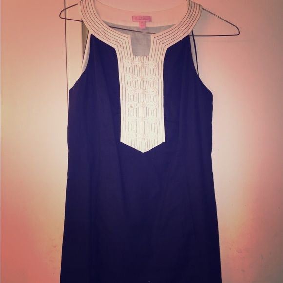 Lilly Pulitzer  navy blue mini dress