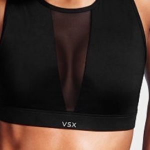 Victoria's Secret High-neck Mesh Sport Bra